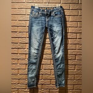 Rock Revival Dark Blue Skinny Jeans